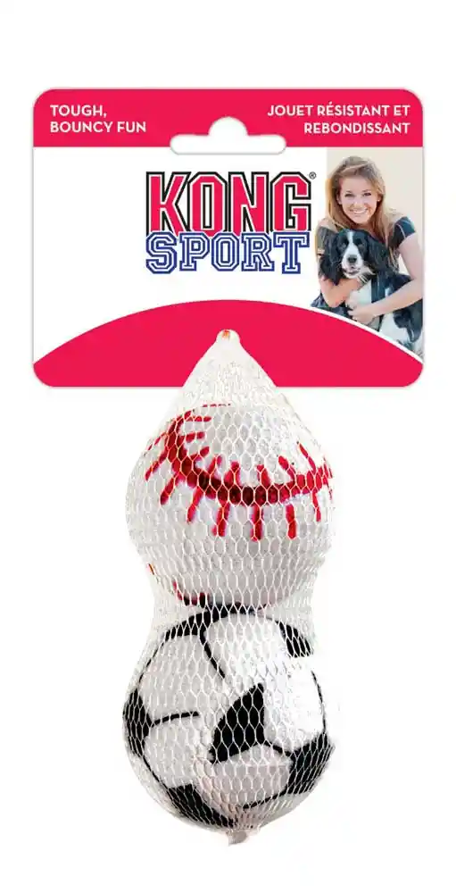 Kong Toy Sport Balls Large 2 Pack