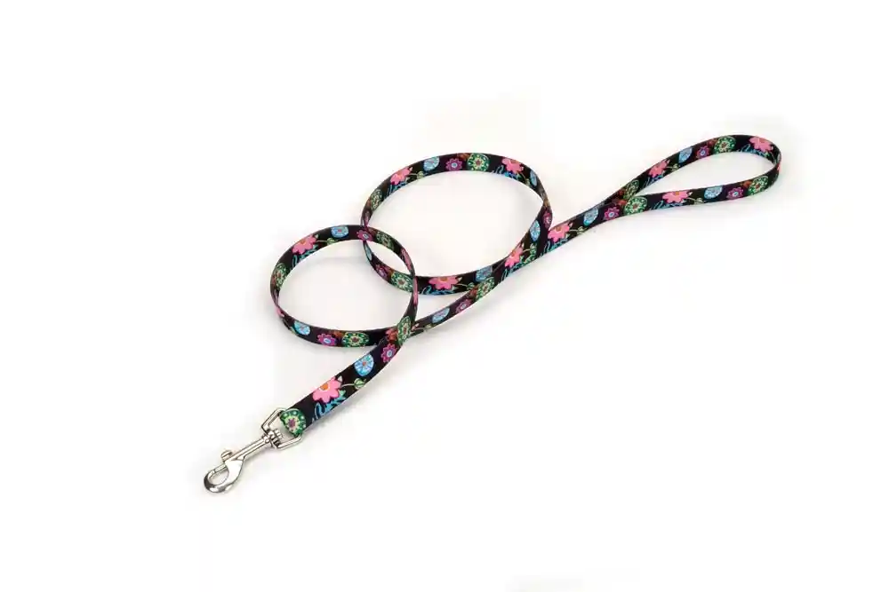 Dog Leash, Wildflower, 5/8" X 06'