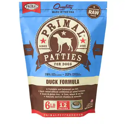 Raw Frozen Canine Duck Formula Nuggets Dog Food 6-lb