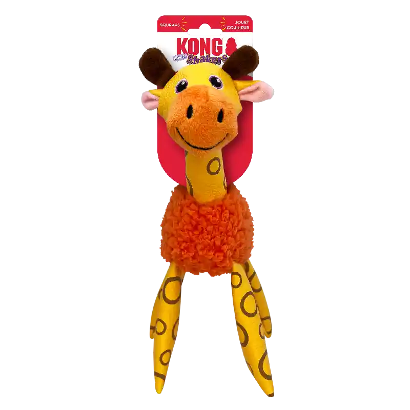 Kong Floof Shaker Giraffe Md