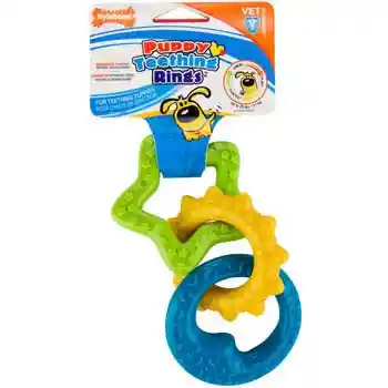 Puppy Chew Teething Rings Dog Toy One Size