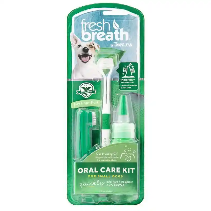 Tropiclean Dog Fresh Breath Oral Care Kit Small