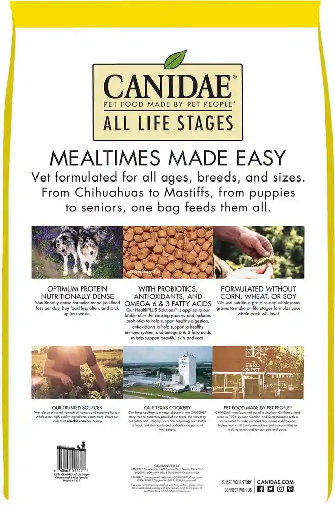 All Life Stages Chicken Meal & Rice Formula Dry Dog Food 5-lb