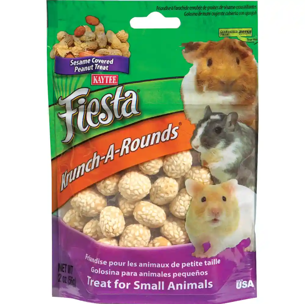 Kaytee Fiesta Krunch a Rounds Peanut 2 Oz