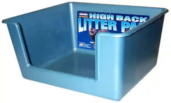 Ferret High Back Litter Pan