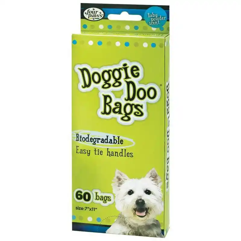 Doggie Doo Bags Biodegradable 60 Ct