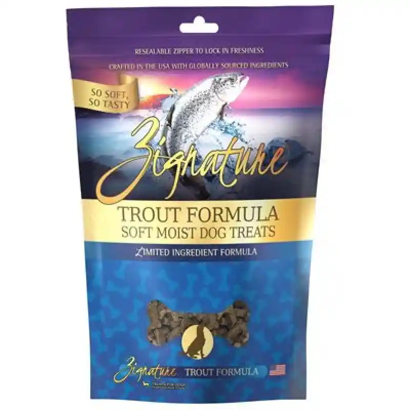Zignature Trout & Salmon Soft Treat 4-oz