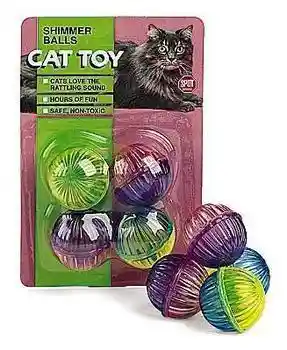 Spot Cat Shimmer Ball 4 Pack