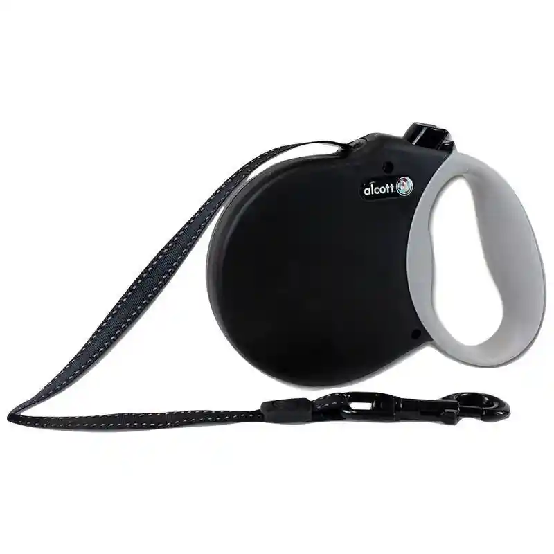 Retract Leash- Large -black