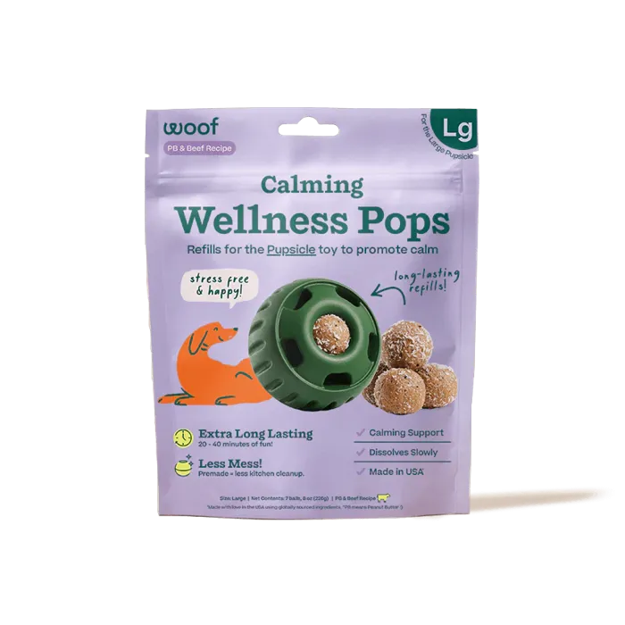 Woof Small Pops Beef Calming 6.5-oz