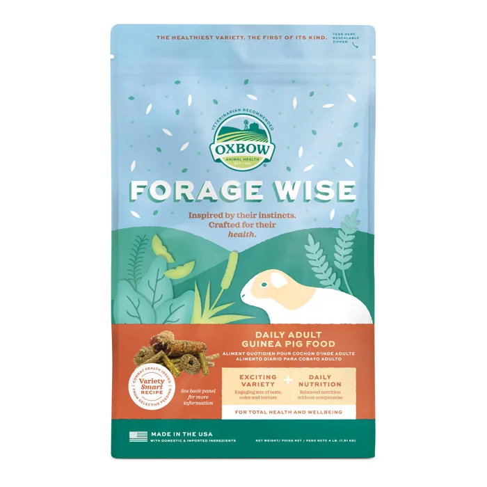 Oxbow Forage Wise Adult Guinea Pig Food 4-lb
