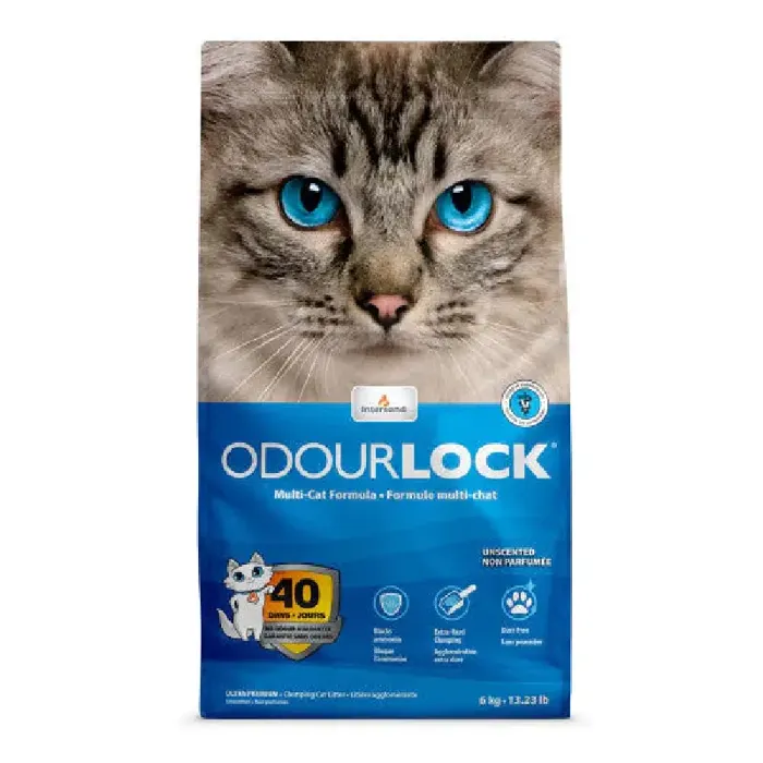 Intersand Odor Lock Unscented Cat Litter 13-lb
