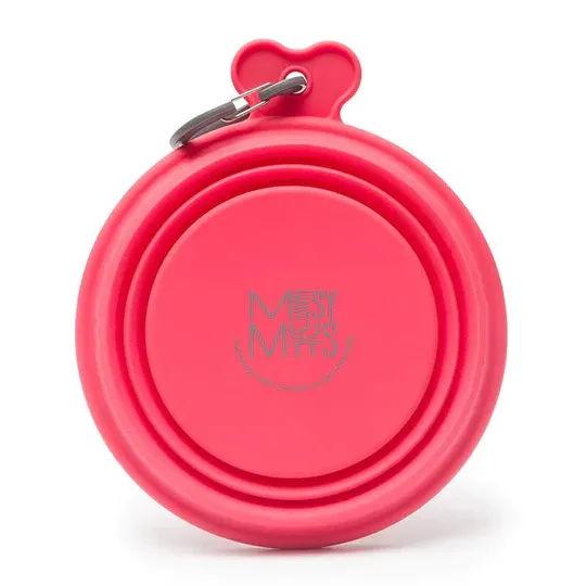 Messy Mutts collapsible bowl watermelon bottom view