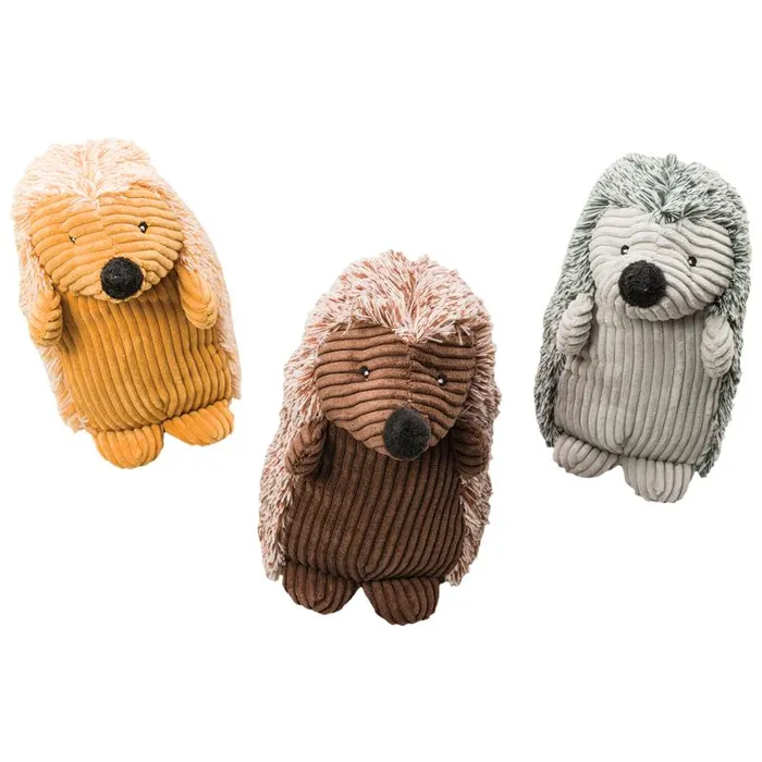Plush Corduroy Hedgehog Assorted 8 Inch