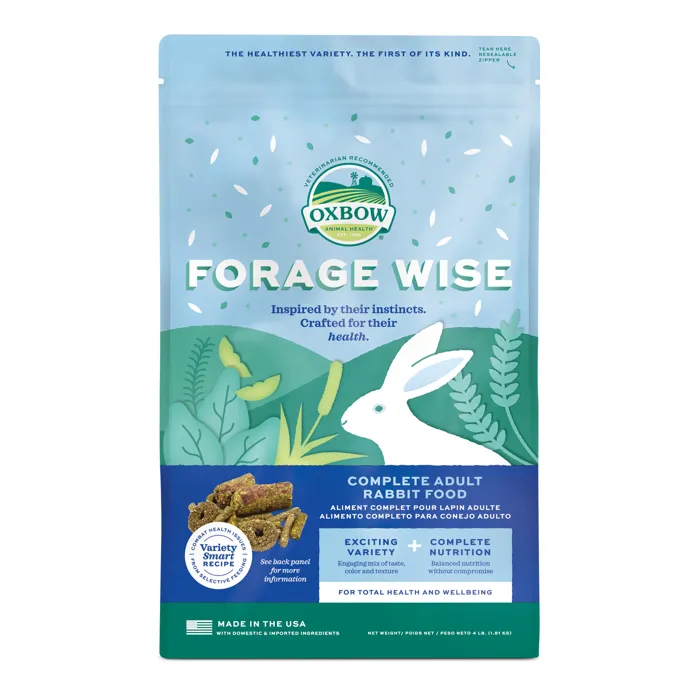 Oxbow Forage Wise Adult Rabbit Food 4-lb