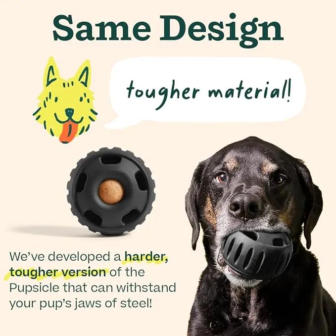 Woof Pupsicle Toy Power Chewer Black Sm