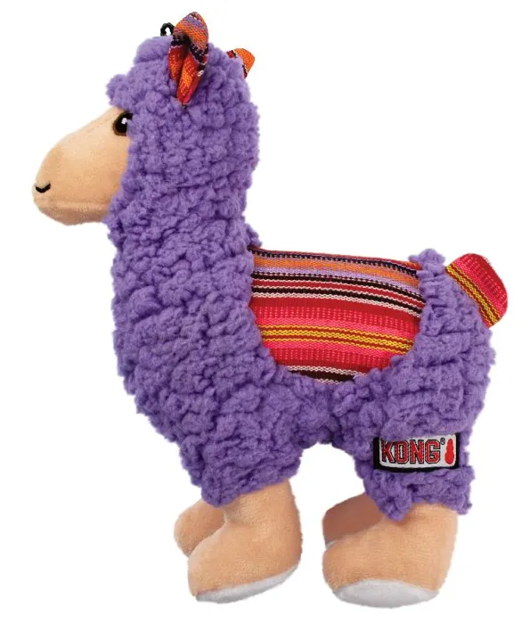 Kong Sherps Llama Dog Toy Md