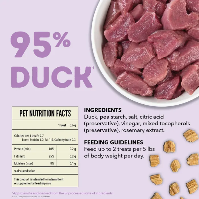 Cpf Acana Treat Jerky Bites Duck 6oz