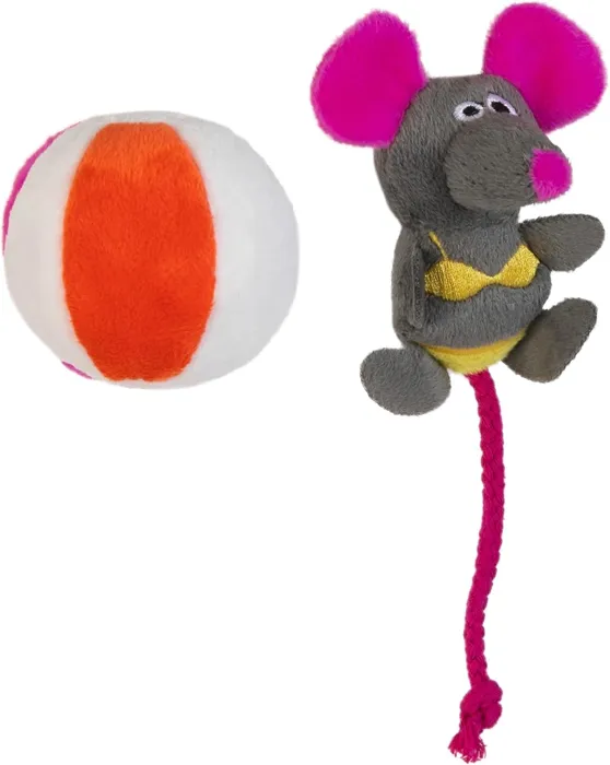Petmate Mc Beach Babe Mouse 2-pk