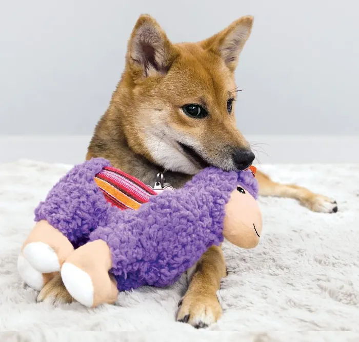 Kong Sherps Llama Dog Toy Md