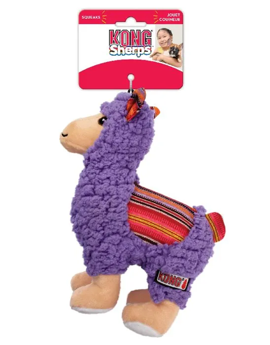 Kong Sherps Llama Dog Toy Md