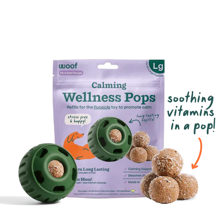 Woof Small Pops Beef Calming 6.5-oz