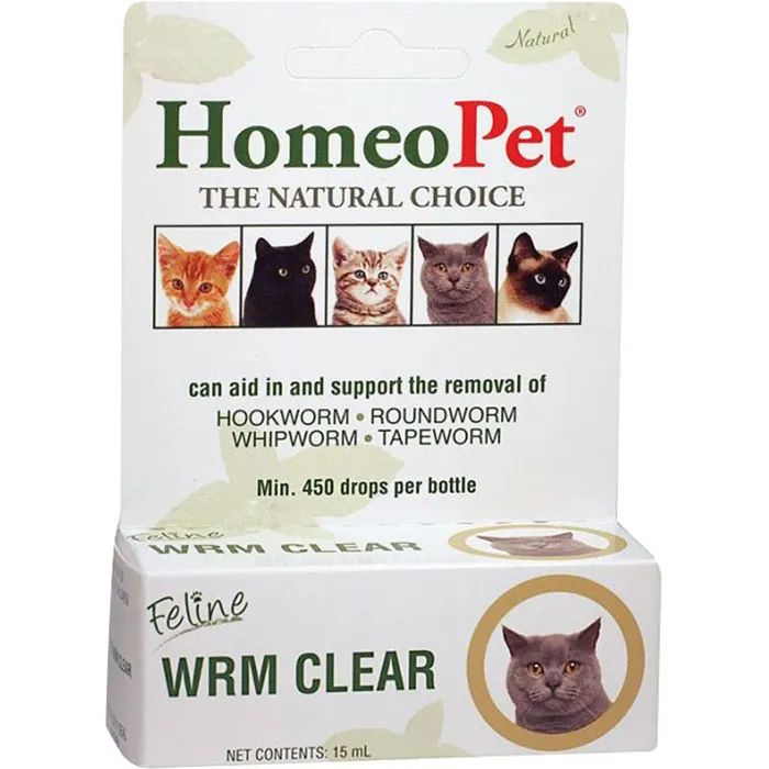 Homeopet Feline Worm Clear 15-ml