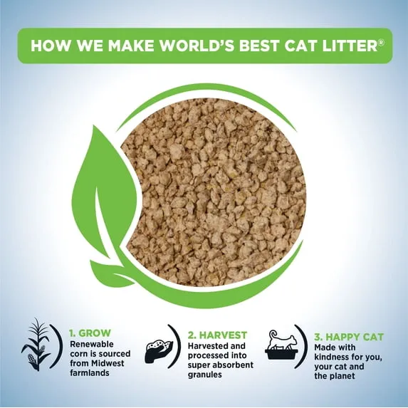 World's Best Cat Litter Multiple Cat Lotus Blossom Scent texture graphic