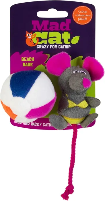 Petmate Mc Beach Babe Mouse 2-pk