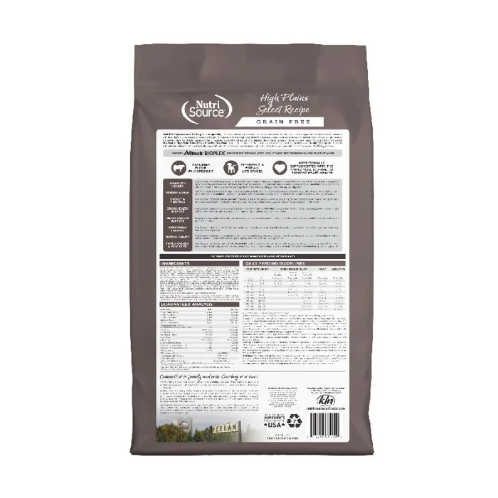 Nutrisource Gf High Plains Select 12-lbs