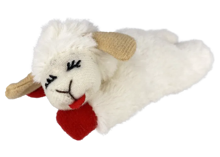 Multipet Catnip Lamb Chop Toy 4"