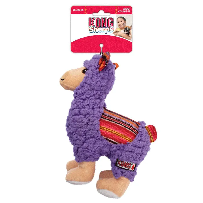 Kong Sherps Llama Dog Toy Md