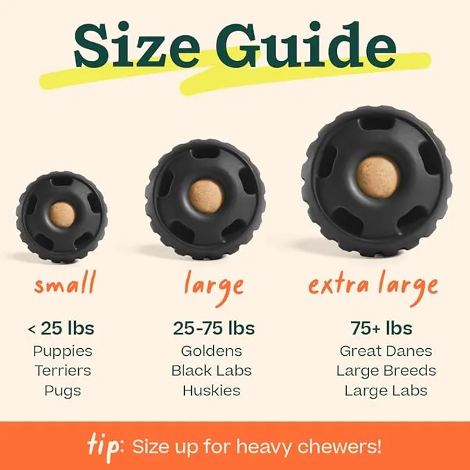 Woof Pupsicle Superchewer Lg Black