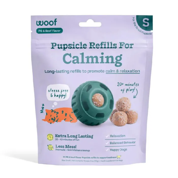 Woof Small Pops Beef Calming 6.5-oz