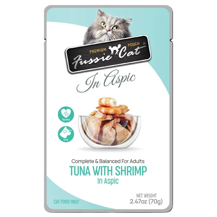 Fussie Tuna/shrimp Aspic Pouch 2.47-oz