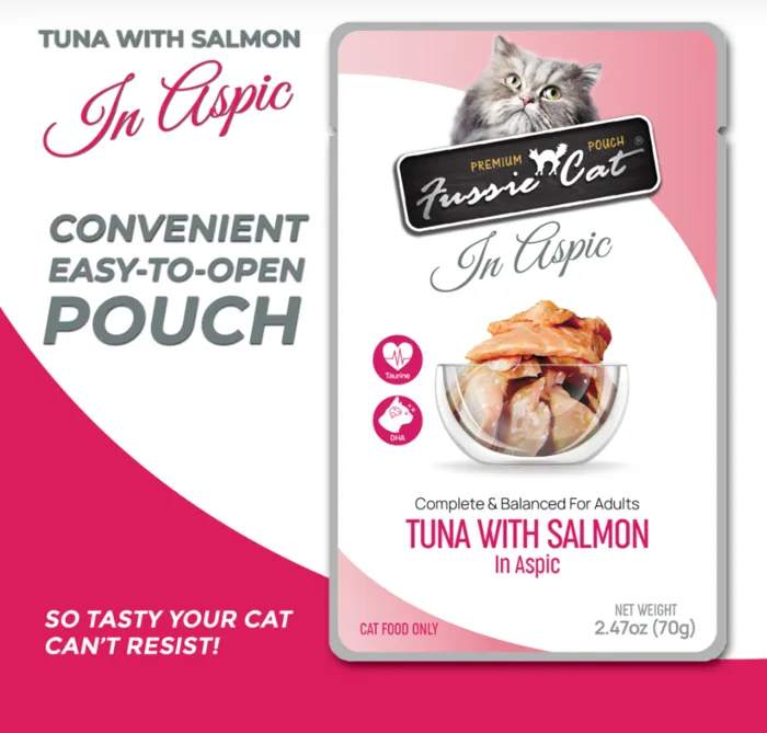 Fussie Cat Premium Pch Tuna With Slmn In Aspic 2.47-oz