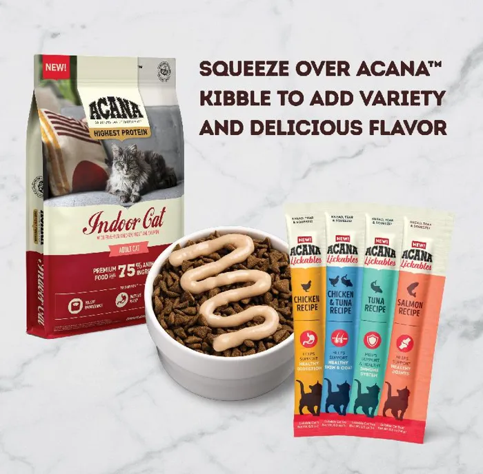 Acana Cat Lickables Variety Pack 8-ct Treat 4-oz