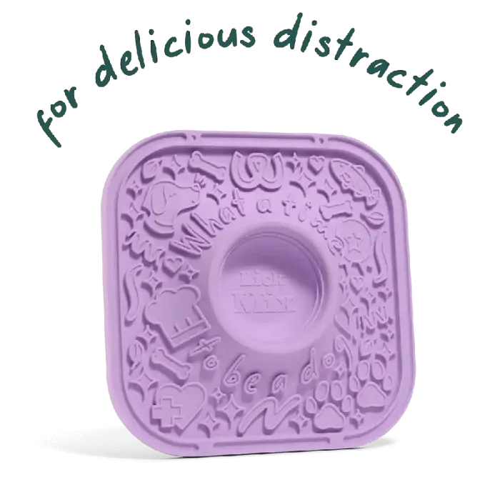 Woof Dog Treat Lick Mat Lavender