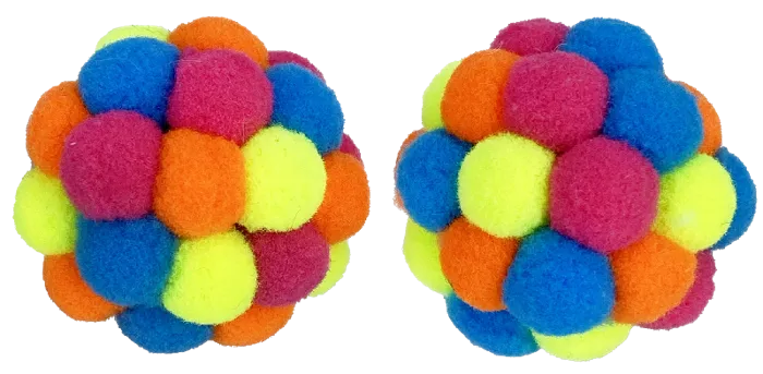 Pom Pom Ball 2 Pk