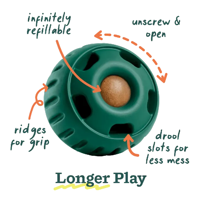 Woof Dog Toy Pupsicle Green Large